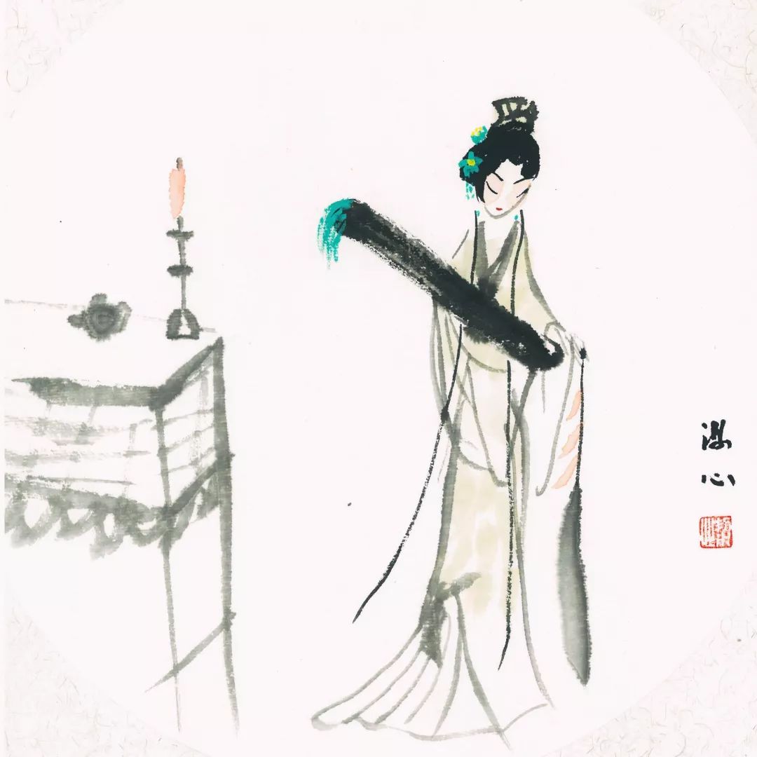 花桥城事丨曲情画意昆曲戏画花桥展成功开展