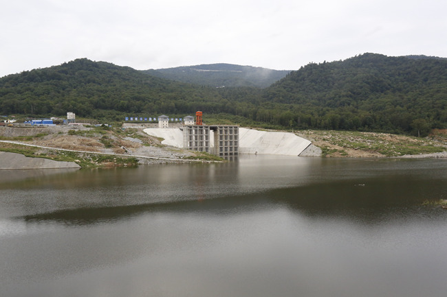敦化抽水蓄能电站下水库开始正式蓄水