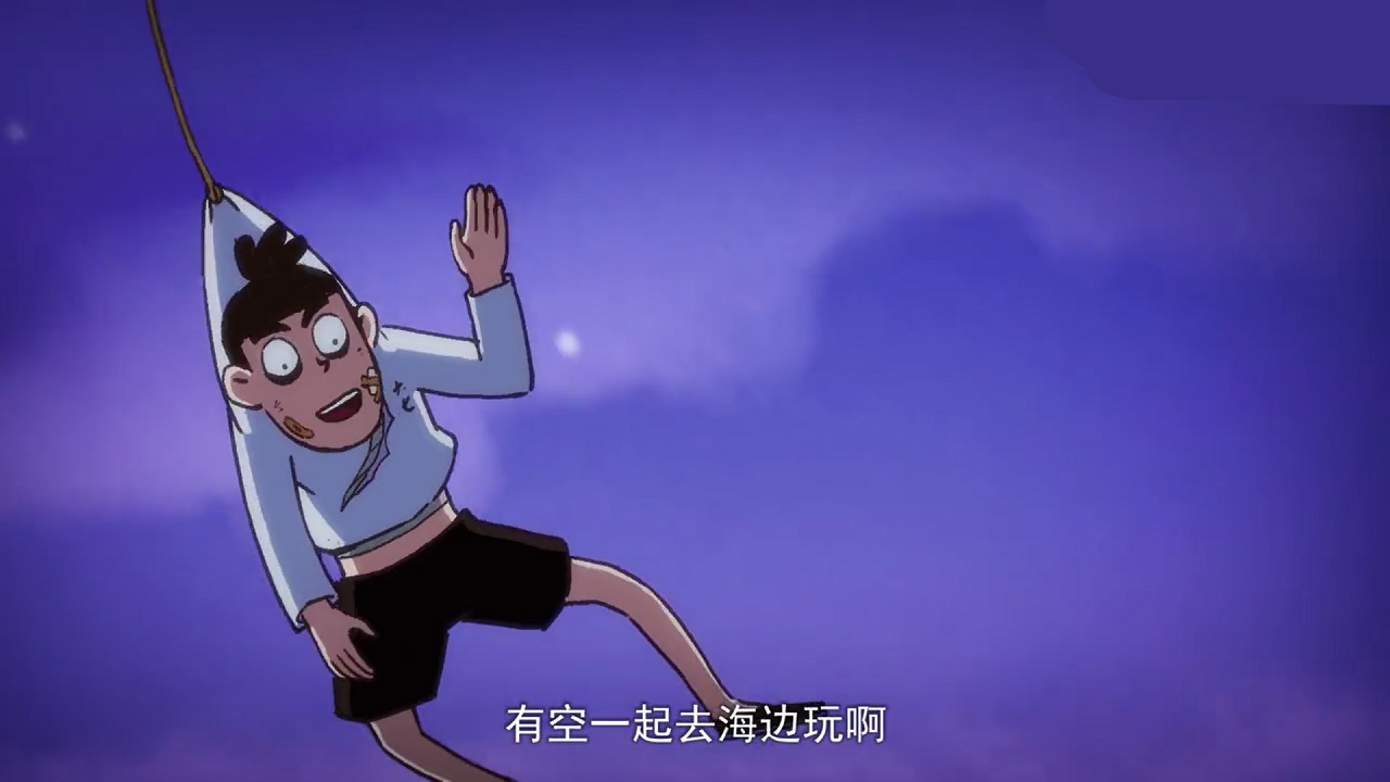 整个短片只有2分39秒,去掉op和ed,只是讲述了伍六七和鸡大宝一个有趣