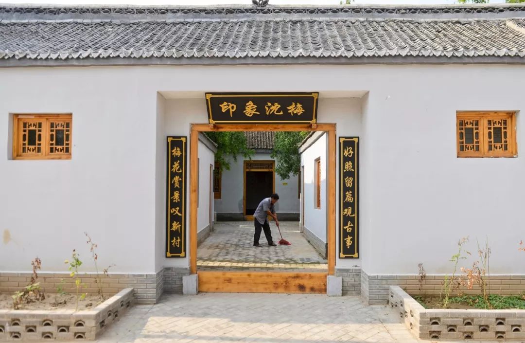 我和祖国共成长郭村镇沈梅村村如其名景色新