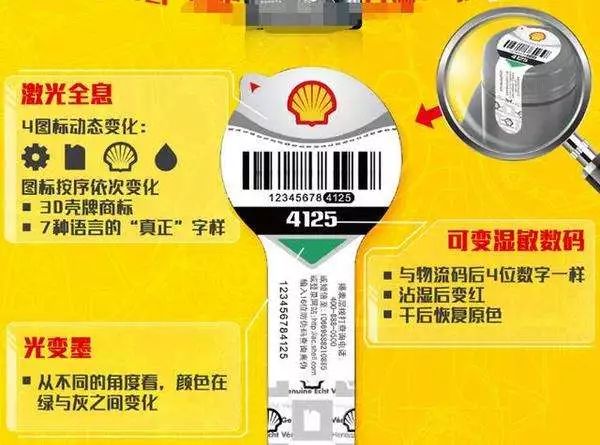 图解美孚/壳牌/嘉实多机油真假辨别技巧!