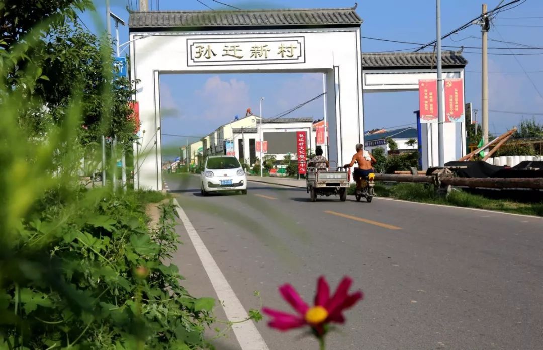 這個風景如畫的鄉村,就是寧陵縣石橋鎮孫遷村.