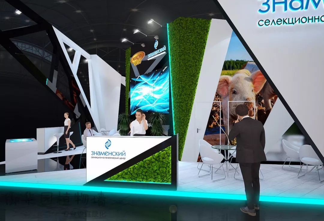 值得收藏的10个展览展会植物墙设计一定要看一看