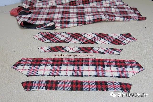 服裝製作格紋西裝縫製全過程分享