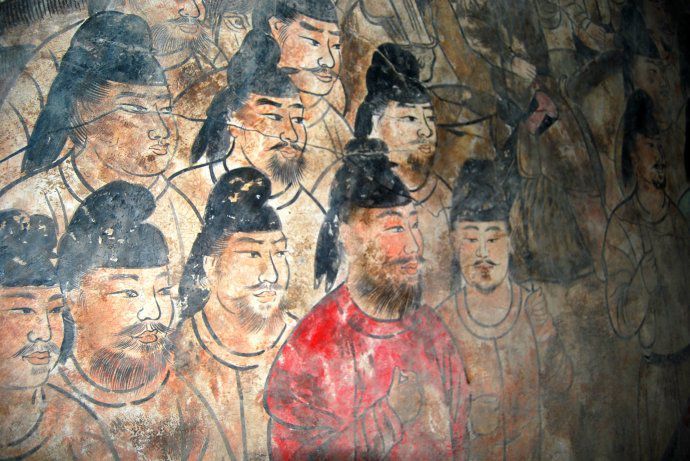 懿德太子墓发现一个陋习