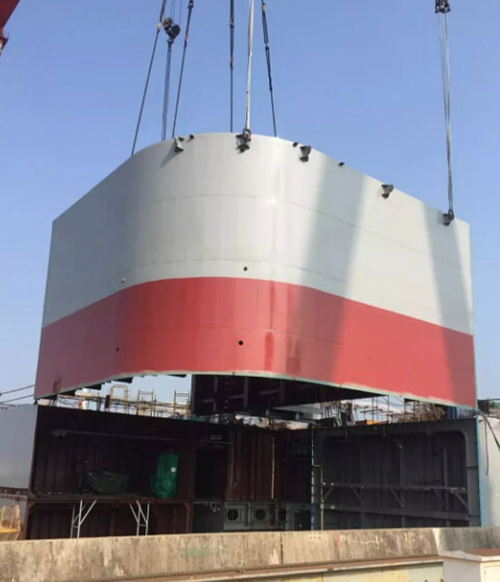 世界最大坐底式海上风电安装平台实现全船贯通