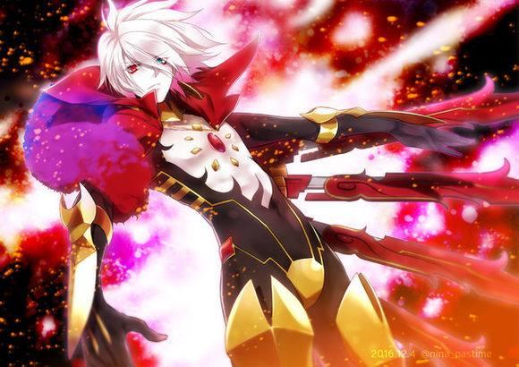 迦尔纳(小太阳)因有圣剑excalibur的传承,所以她在第四次和第五次圣杯