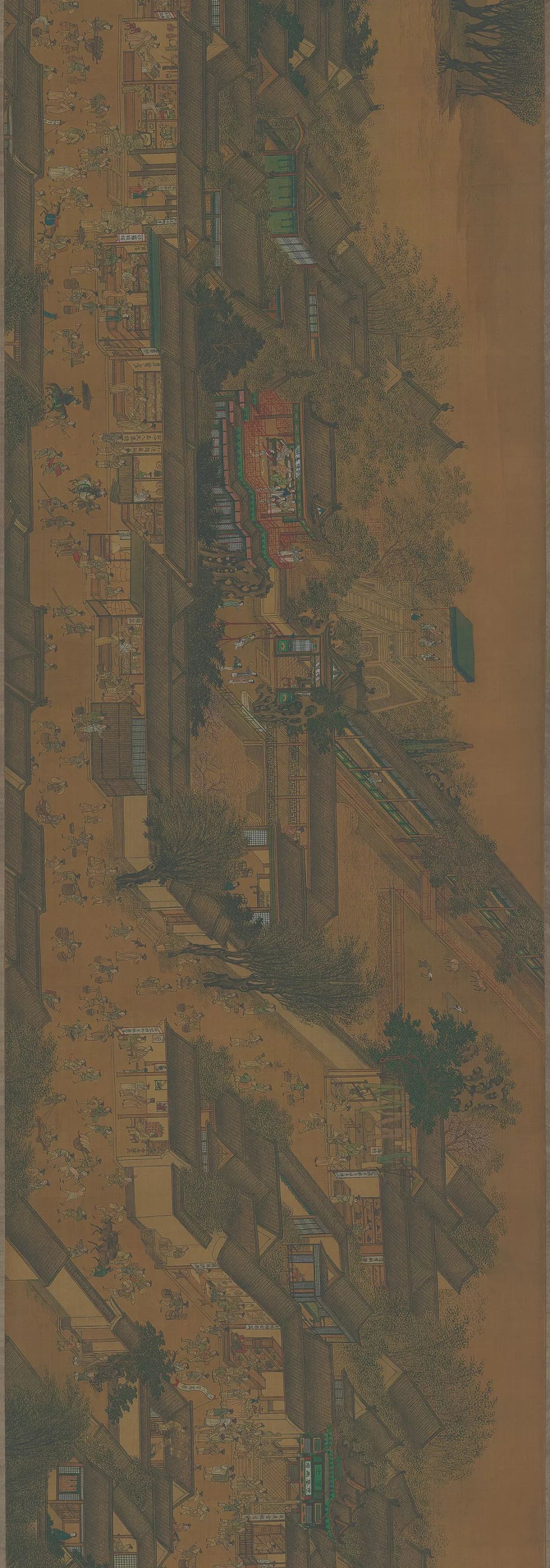 放大看仇英版清明上河图