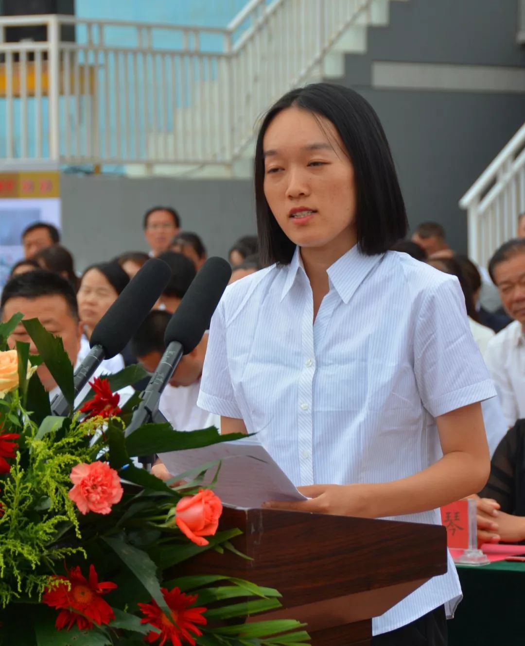 杭锦后旗奋斗中学举行2019—2020学年开学典礼大会