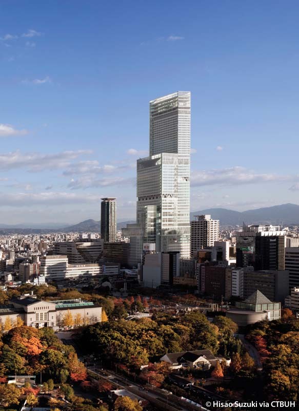 建筑远景日本地处地震带,近些年极少建超高层,据世界高层建筑与缎市