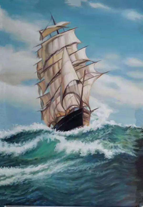 画家霍立群作品奔放大气使人赏心悦目