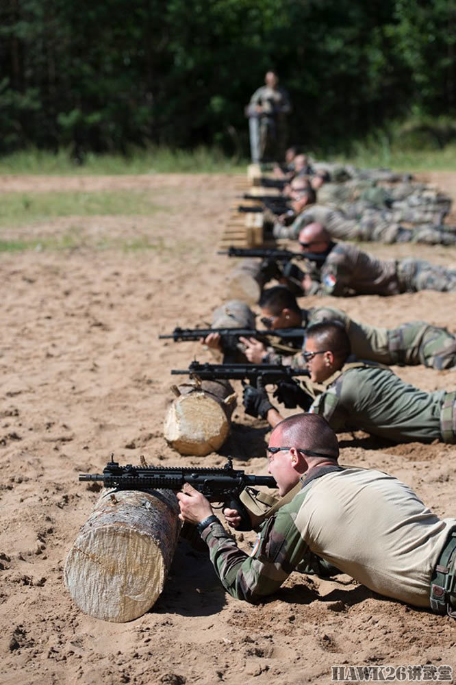 沒有對比就沒有傷害:法軍在愛沙尼亞試射hk416f 英軍發彈藥_步槍