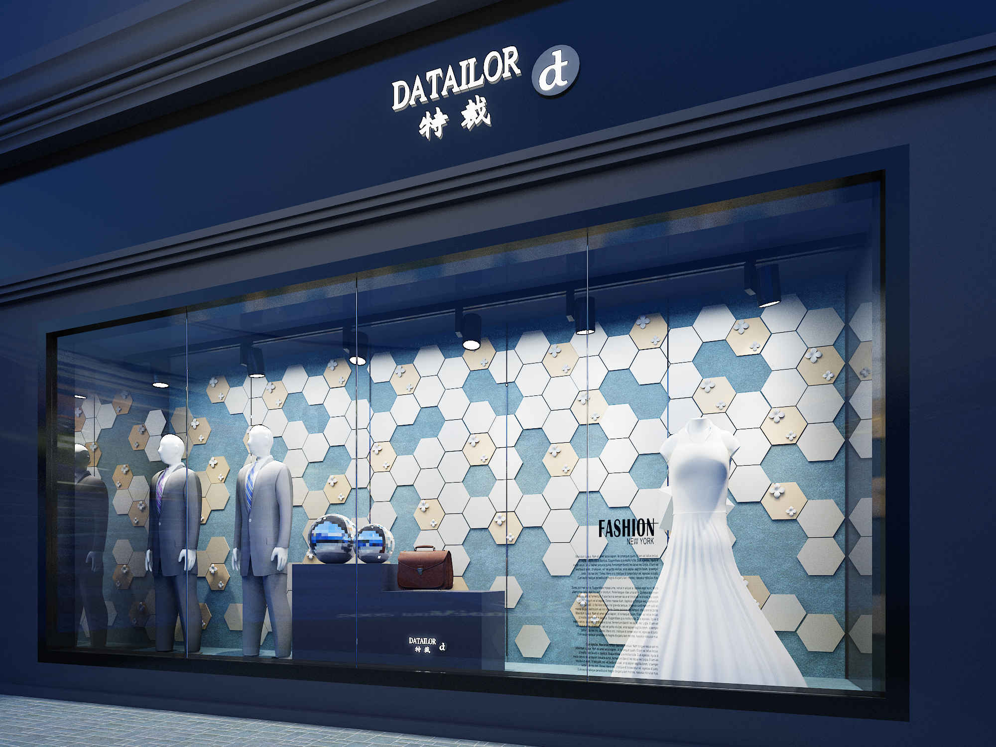 会拉客的美学板橱窗背景墙 店铺的颜值全靠它