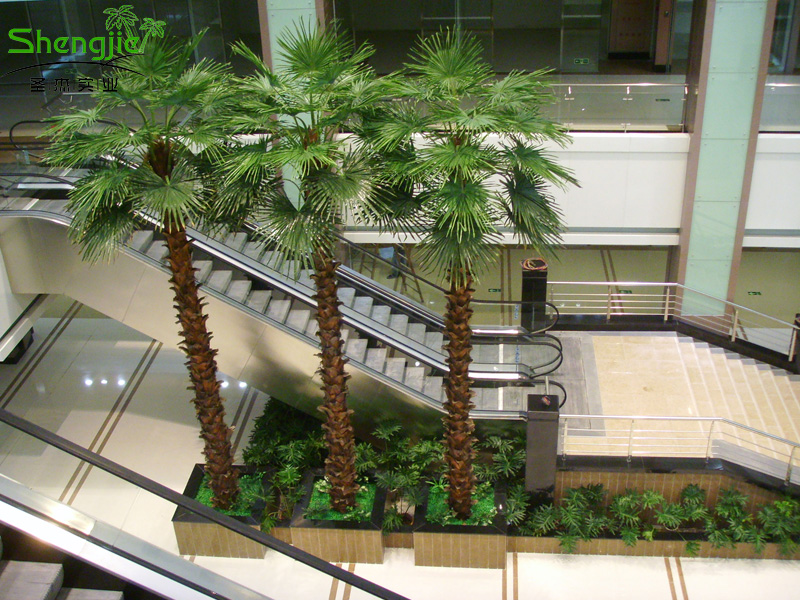 仿真植物厂家如何制作的仿真棕榈树