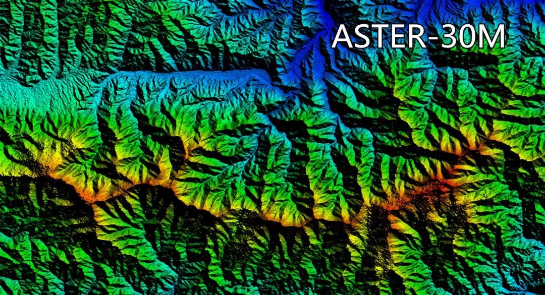 srtm-x-dlr(格网覆盖)30米分辨率:nga-srtm1,aster-gdem-v2,nasa-srtm
