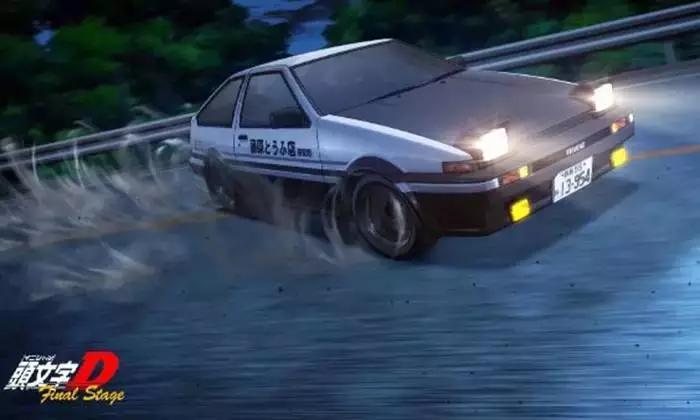 ae86漂移表情包图片