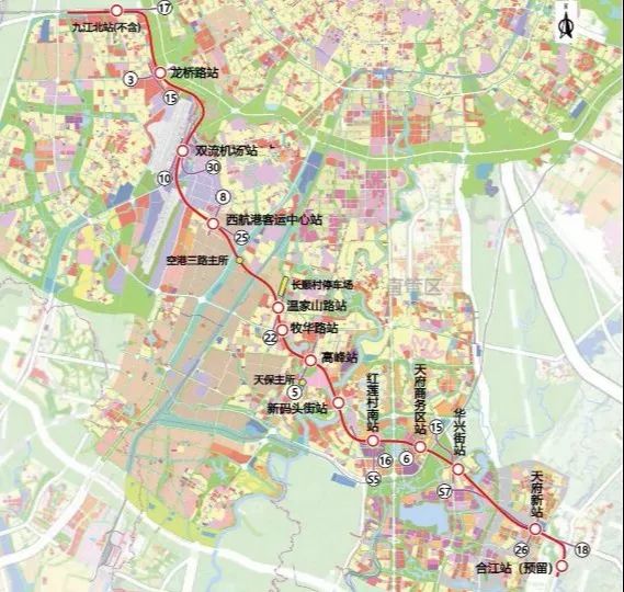 成华建设路,龙潭寺将要有地铁啦,看看能到你家吗?