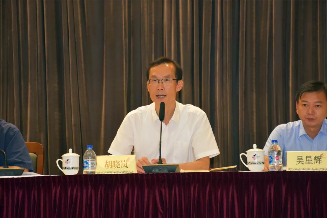 胡晓岚主持会议,并要求落实好会议精神,推进"美丽乡村—幸福家园"整治