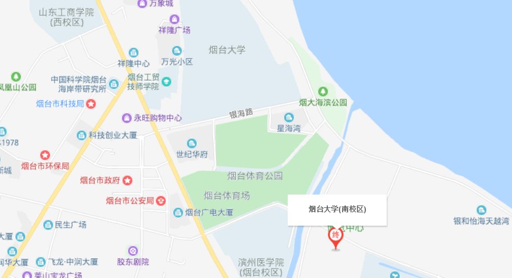烟台大学而南北校区的路程是这样的免不了出行选择大一的新生都在南