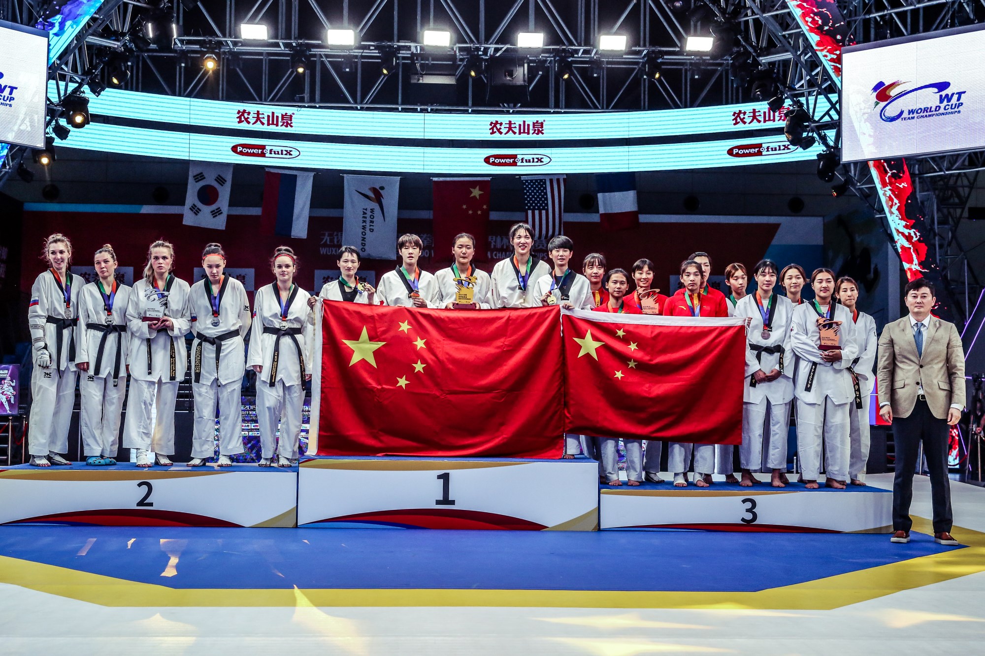 中国女队豪取世界跆拳道团体世界杯三连冠