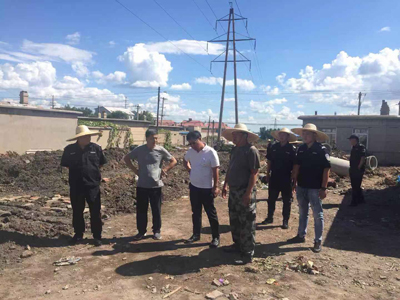 8月23日,凌海市自然资源局崔荡局长,自然资源局党委吴明华书记,自然