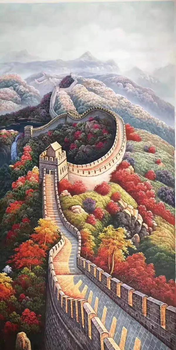 画家霍立群作品奔放大气使人赏心悦目