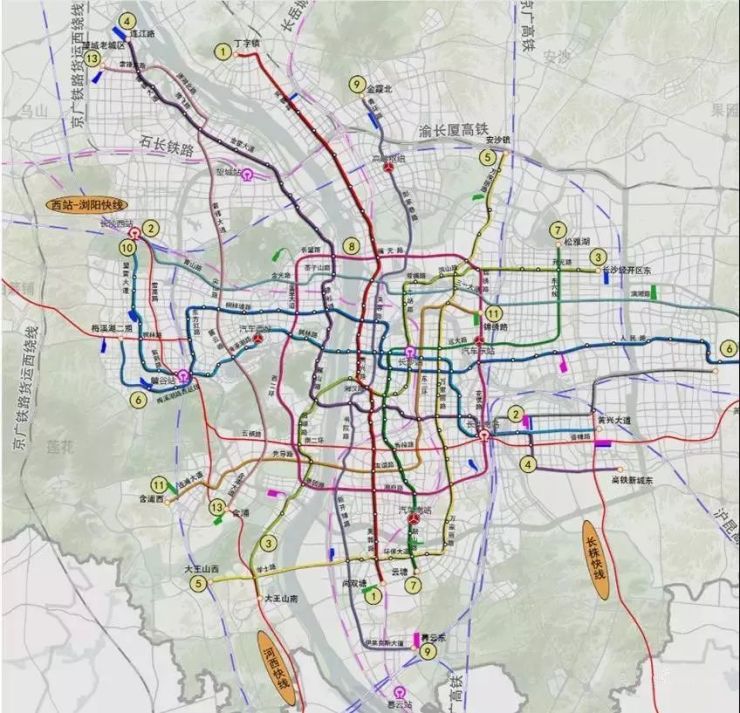 长沙地铁线路图8号线图片