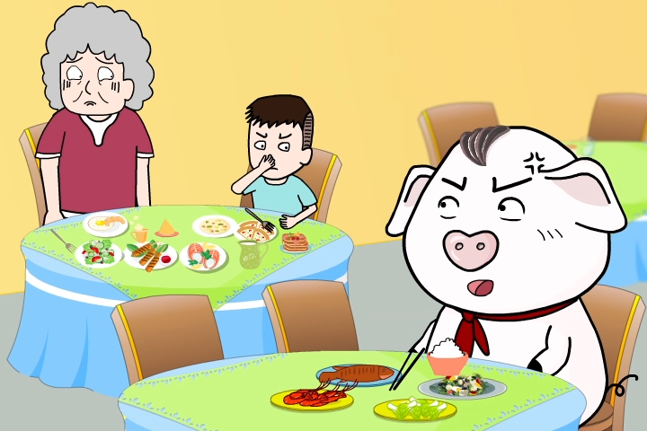 农民爷爷做着最苦最累的活吃着粗茶淡饭您辛苦了