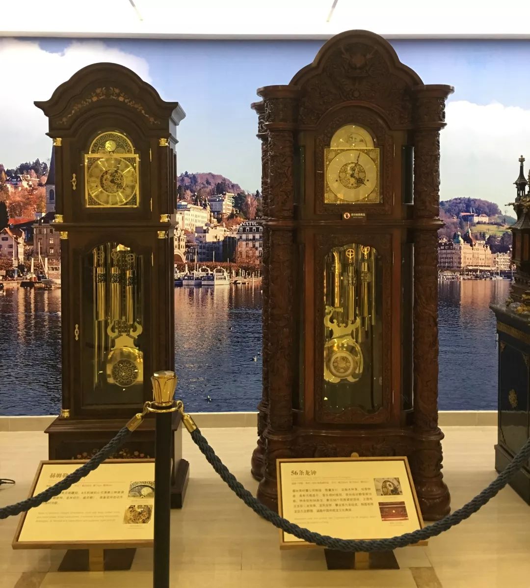 罗西尼钟表博物馆部分典藏罗西尼文化长廊参观现场为罗西尼颁发供应链