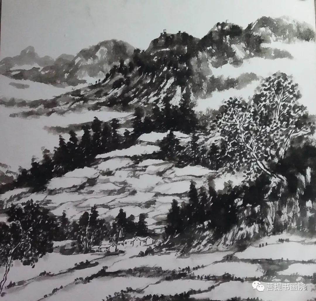 甘肃两当山水画家张爱民作品推介欣赏三