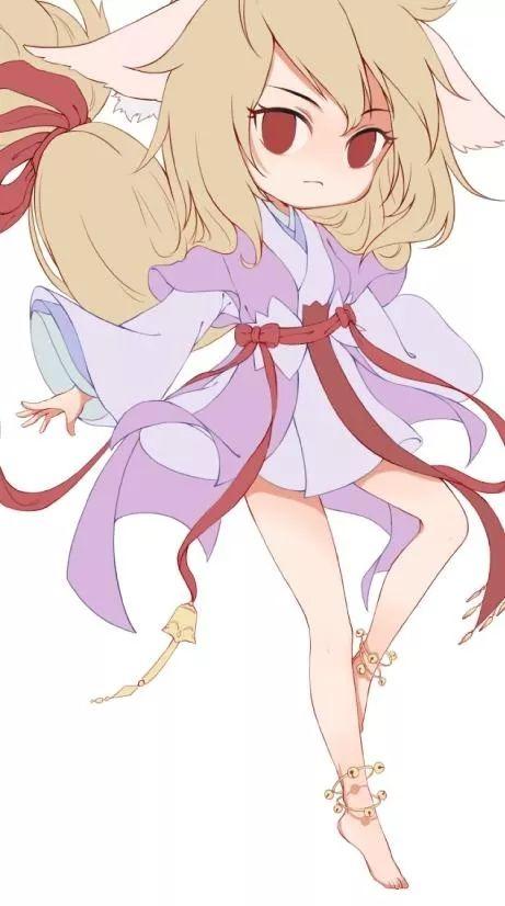 易cg︱sai教程,q版涂山红红的上色步骤