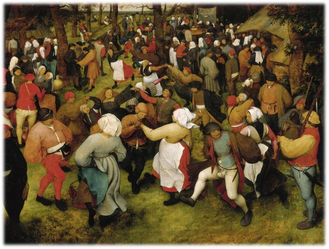 【荷】小彼得·勃鲁盖尔《农民舞会》木板油画 1566 底特律艺术学院