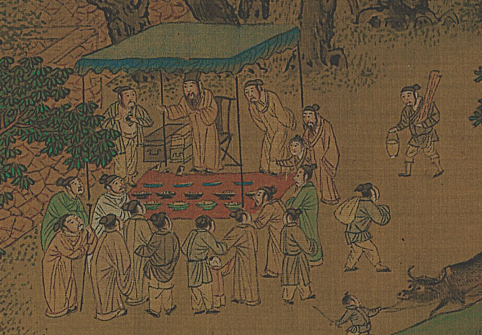 放大看仇英版清明上河图