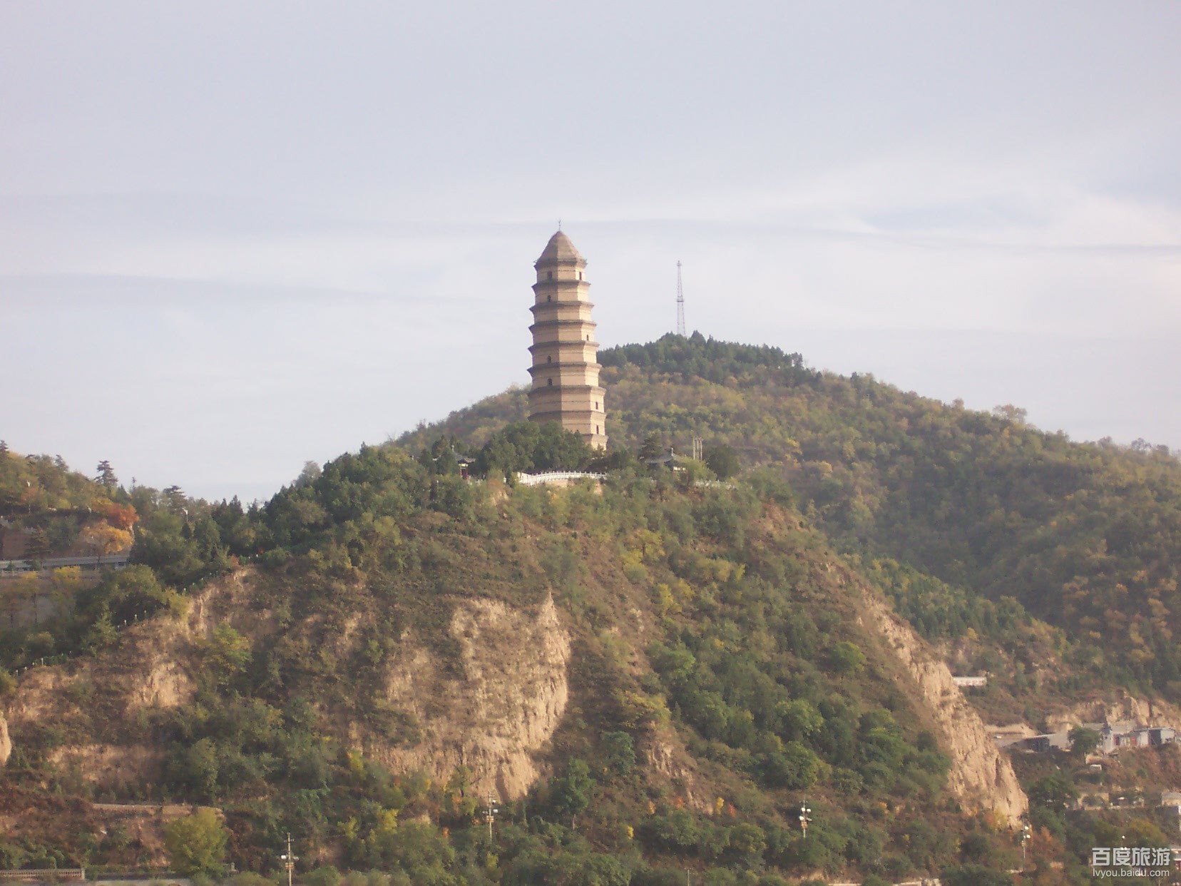 中紅延育延安寶塔山景區