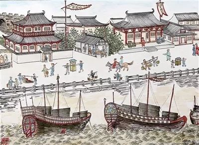 就是在宋代时,"东则倭人,北则高句丽""商舶往来,物货丰衍"宁波最繁忙