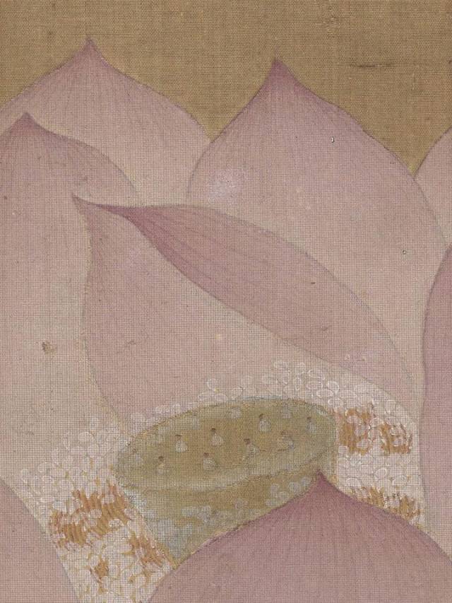 每日一画宋画小品出水芙蓉图