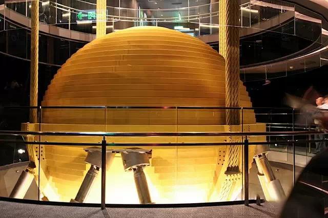 台北101大楼阻尼器因地震大幅度位移_台湾