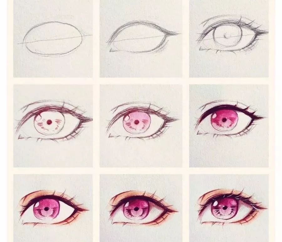 怎么画动漫人物的眼睛教你如何轻松画出好看的眼睛