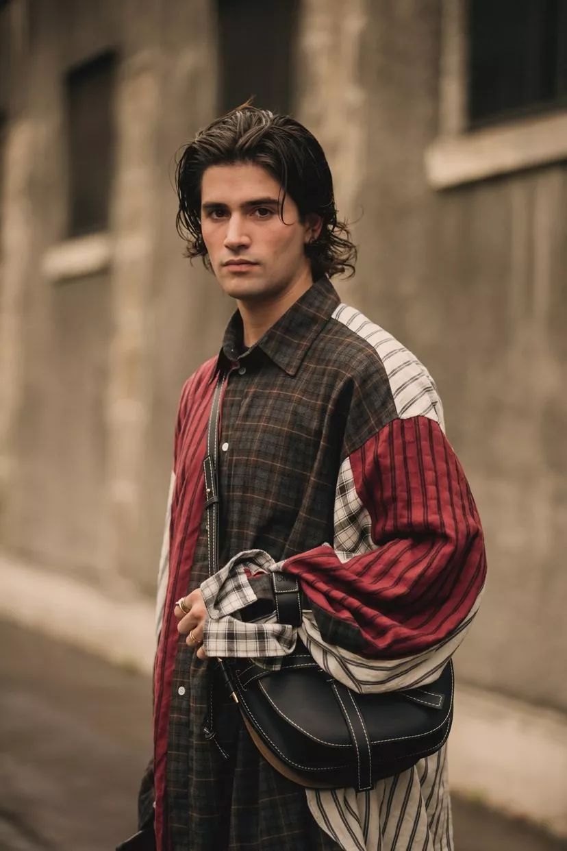 新申看街拍巴黎时装周男装街拍集锦一