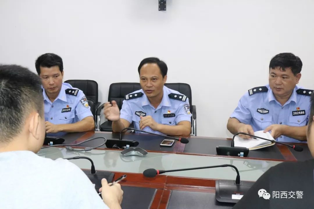 规范外卖企业安全管理,改善道路交通环境,近日,阳西县公安局交警大队