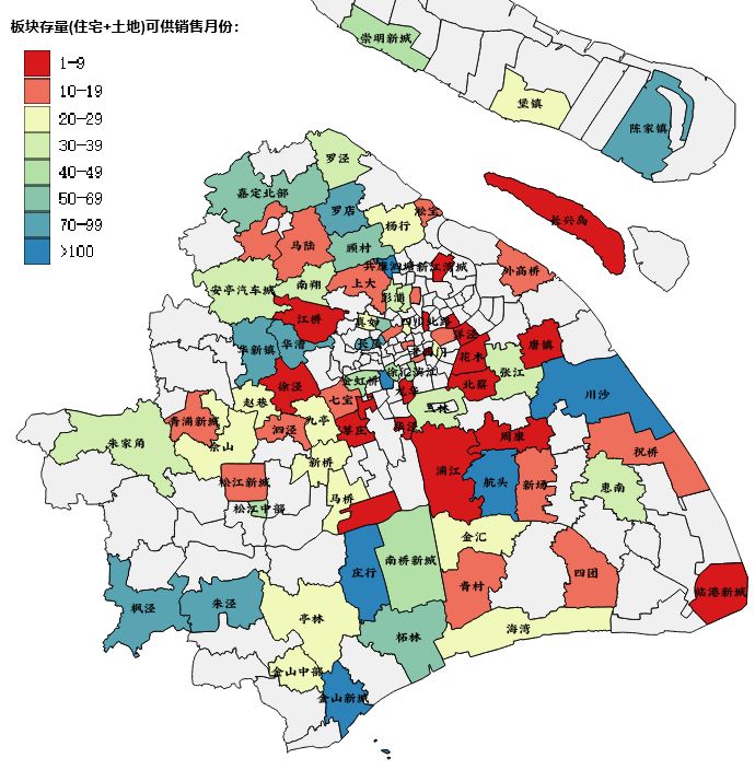 上海区块分布图图片