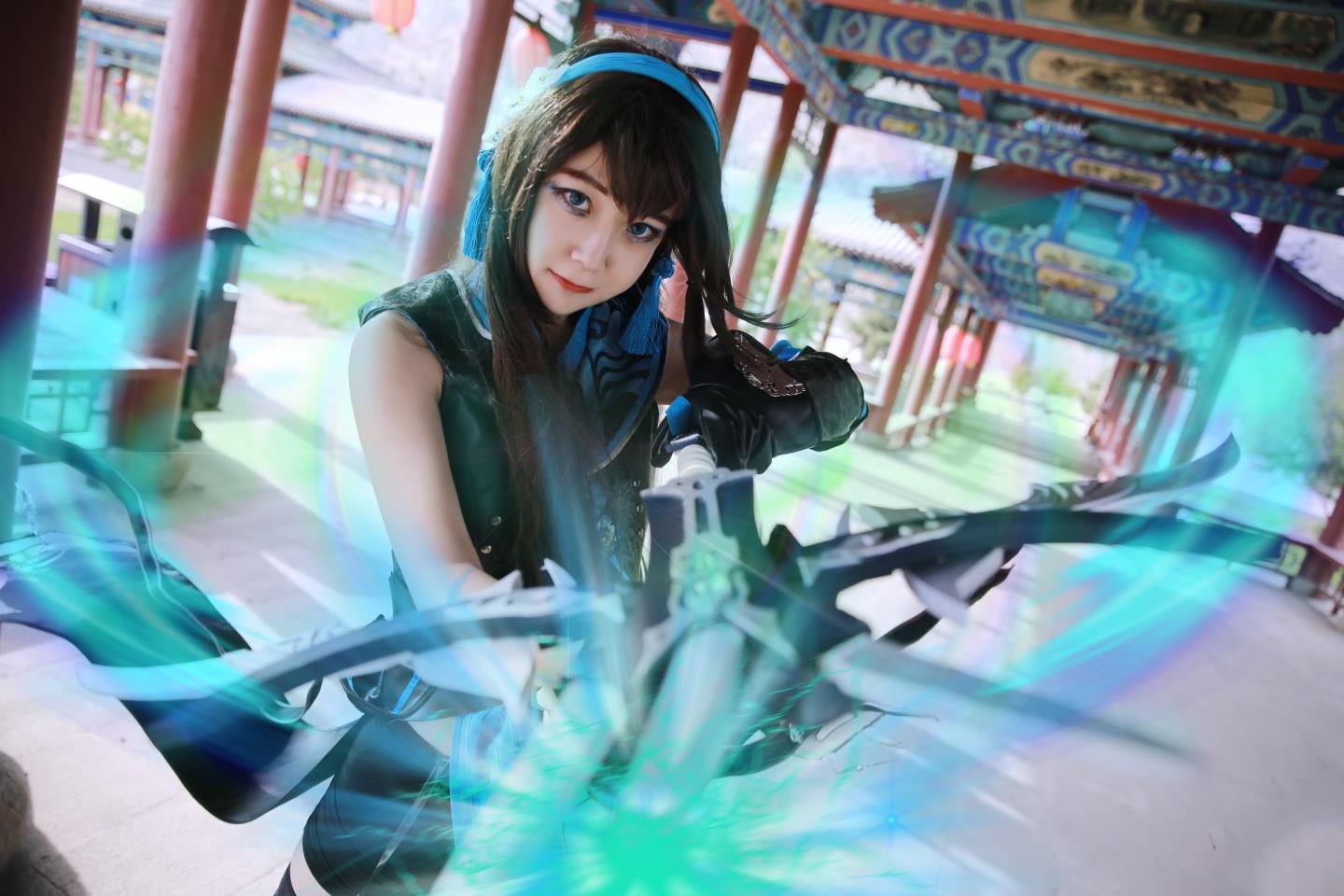 剑网三燕云炮萝cos,蜀中唐门诡秘莫测,清丽笑容却是一眼可见