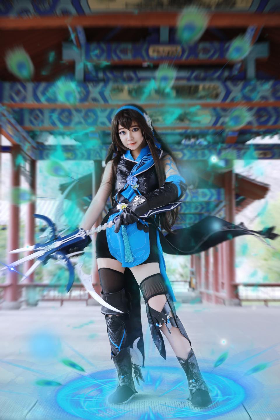 剑网三燕云炮萝cos,蜀中唐门诡秘莫测,清丽笑容却是一眼可见