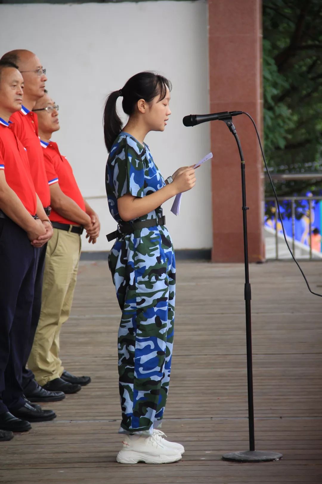 當青春邂逅迷彩藍_軍訓