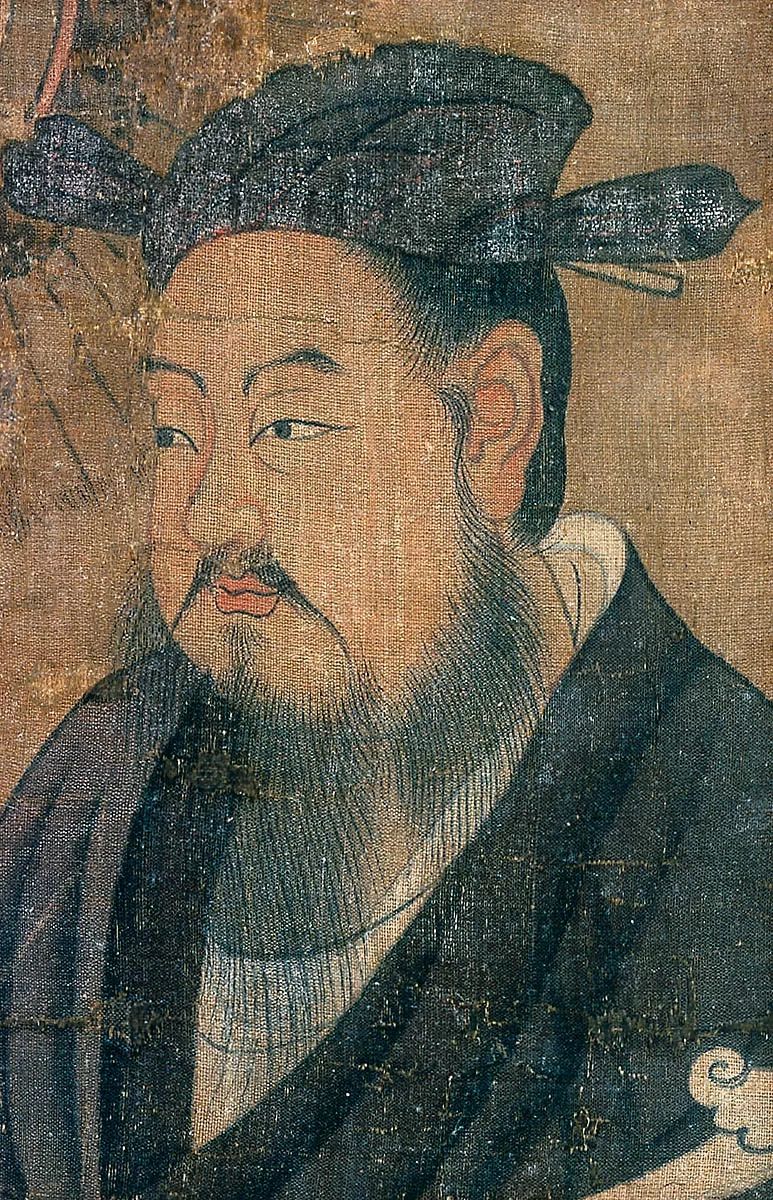 中国画的造型基础是白描,只通过一根线的细微变化,来展示人物的神情及