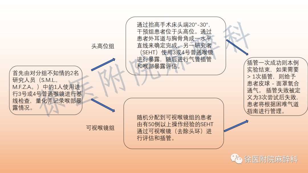 仰卧位下可视喉镜vs头高位下普通喉镜的喉部暴露程度一项随机对照非劣
