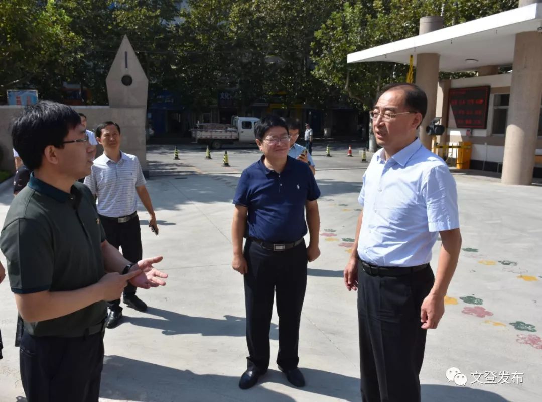 張宏璞一行深入實驗小學,文登二中,龍港實驗幼兒園,文登一中,文登新