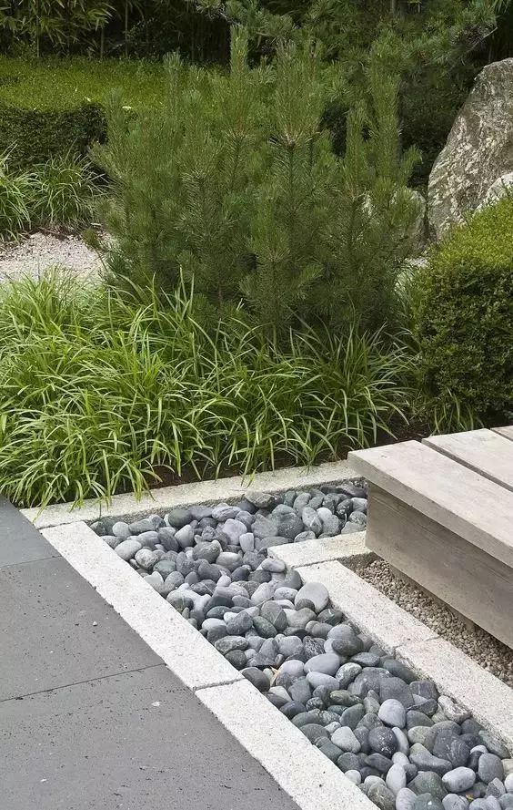 景观收边——碎石