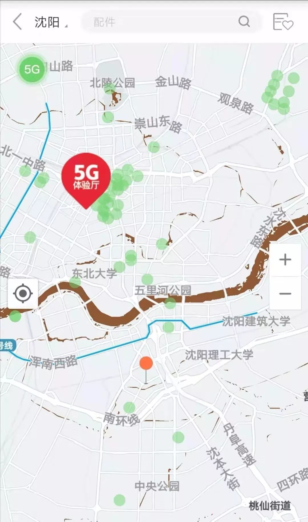 石家庄太原济南青岛方法二通过百度地图搜索联通5g覆盖