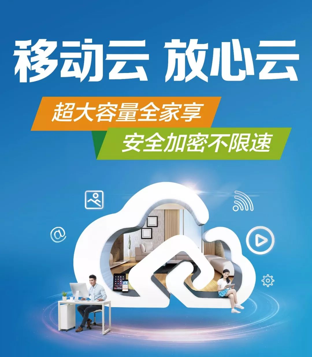 移动云安全可靠上传下载不限速